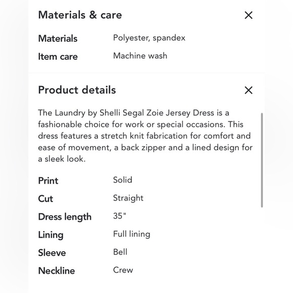 NEW Laundry by Shelli Segal Navy Jersey Dress XS - Picture 6 of 6